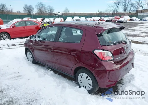 2024 Mitsubishi Mirage Es z USA, uszkodzony, nr VIN ML32AUHJ7RH010827